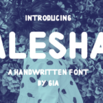 Alesha Font Poster 1