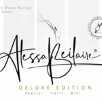 Alessa Beilaire Font Poster 1