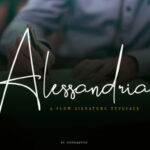 Alessandria Font Poster 1