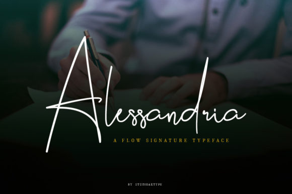 Alessandria Font Poster 1