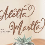 Aletta Martta Font Poster 1