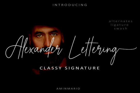 Alexander Lettering Font