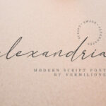 Alexandria Font Poster 7