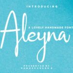 Aleyna Font Poster 1