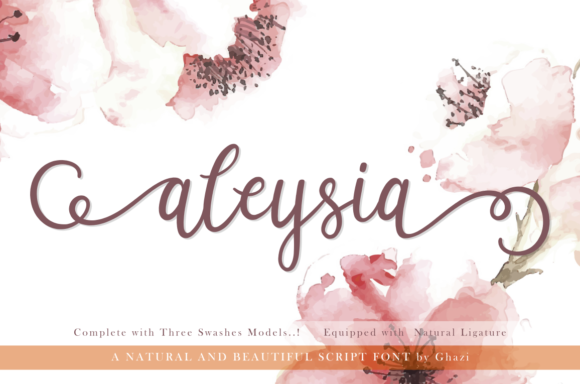 Aleysia Font Poster 1