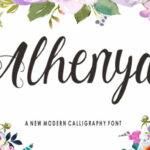 Alhenya Font Poster 1