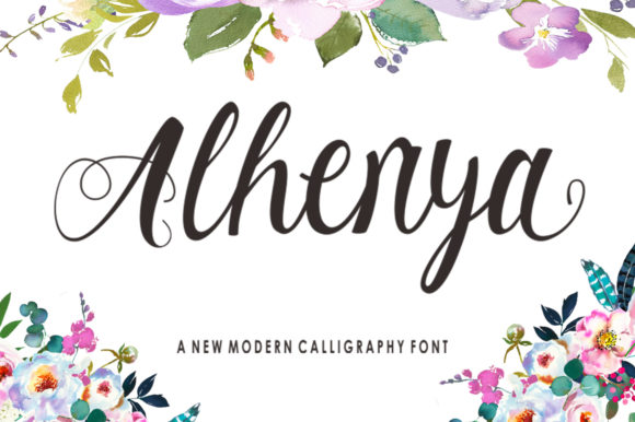 Alhenya Font Poster 1