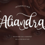Aliandra Font Poster 1