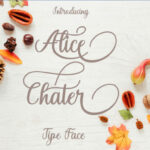 Alice Chater Font Poster 1