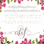 Alif Font Poster 3