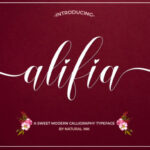 Alifia Font Poster 1