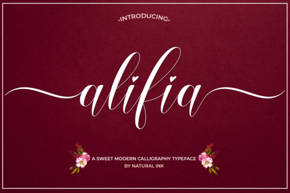 Alifia Font Poster 1