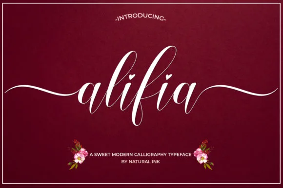 Alifia Font Poster 1