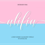 Alifia Font Poster 6