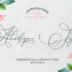 Alindiya Sophy Font Poster 1