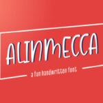 Alinmecca Font Poster 1