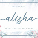 Alisha Font Poster 1