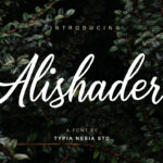 Alishader Font Poster 1