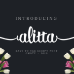 Alitta Font Poster 1