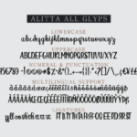 Alitta Font Poster 11