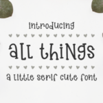 All Things Font Poster 1