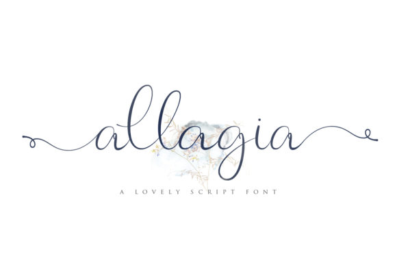 Allagia Font Poster 1