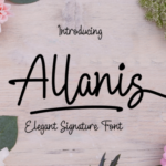 Allanis Font Poster 1