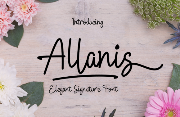 Allanis Font Poster 1