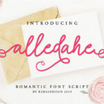 Alledahe Font Poster 1