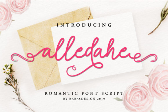 Alledahe Font Poster 1