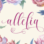 Allefia Font Poster 1