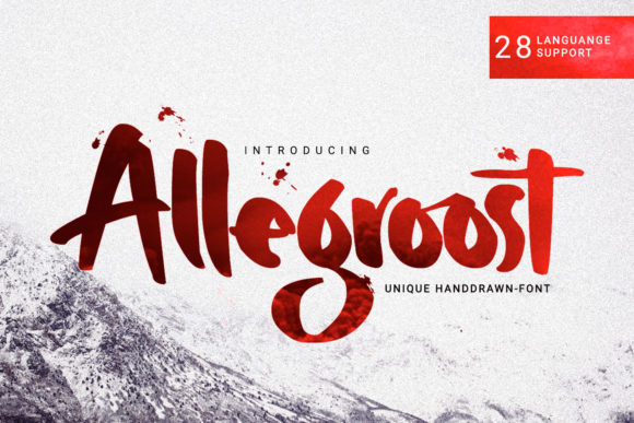 Allegroost Font Poster 1