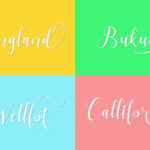 Alleka Script Font Poster 4