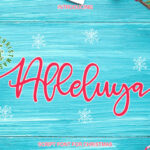 Alleluya Font Poster 1