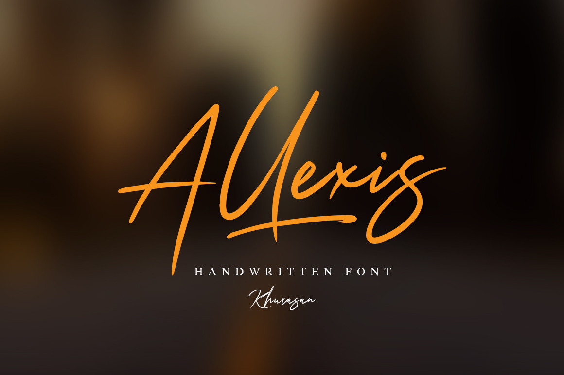 Allexis Font Poster 1