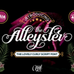 Alleyster Font Poster 1