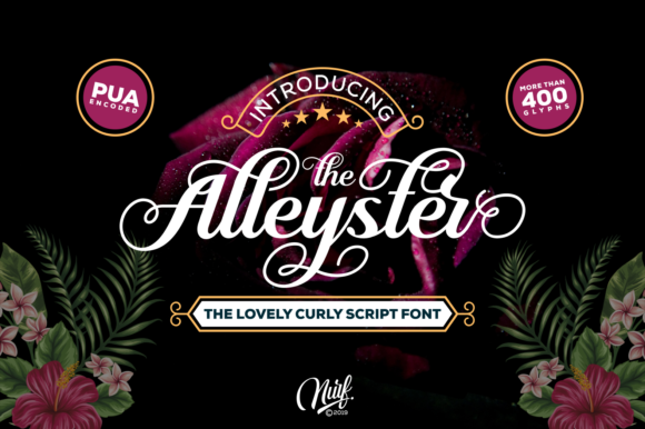 Alleyster Font Poster 1