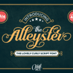 Alleyster Font Poster 2