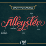 Alleyster Font Poster 3