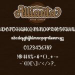 Allianta Font Poster 7