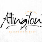 Allington Font Poster 1