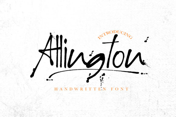 Allington Font Poster 1
