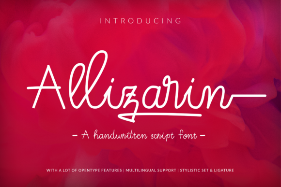 Allizarin Font