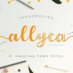 Allyca Font Poster 1