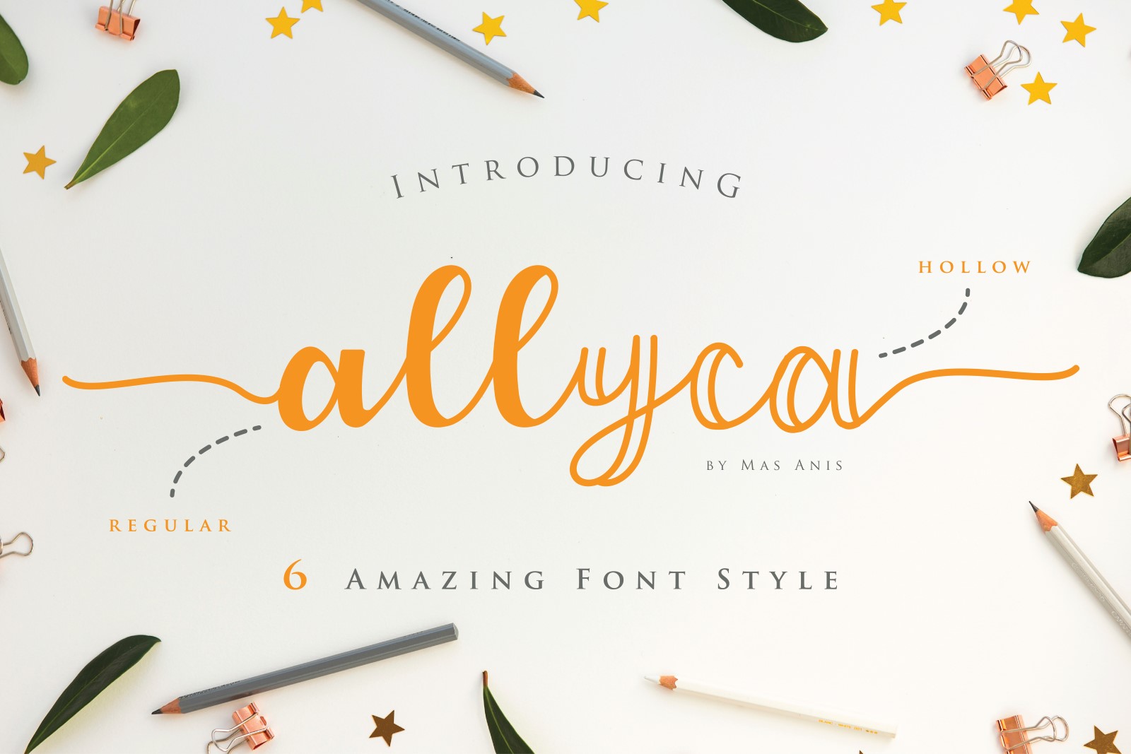 Allyca Font Poster 1