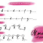 Almahiera Font Poster 7