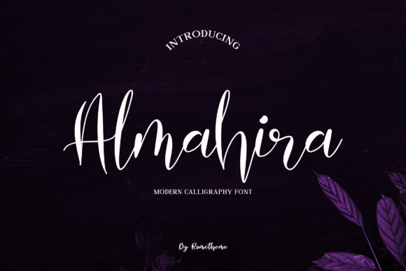 Almahira Script Font