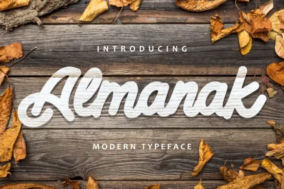 Almanak Font Almanak Font Poster 1