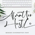 Almatter Hustle Font Poster 1