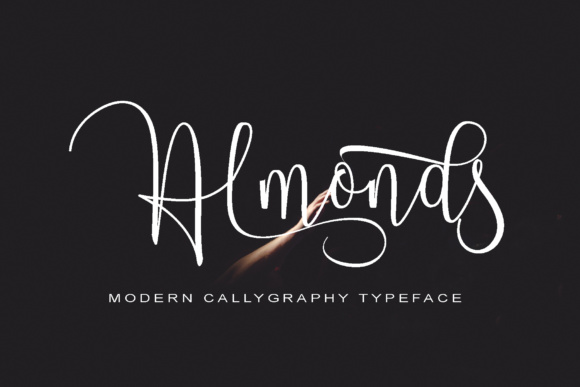 Almonds Script Font Poster 1